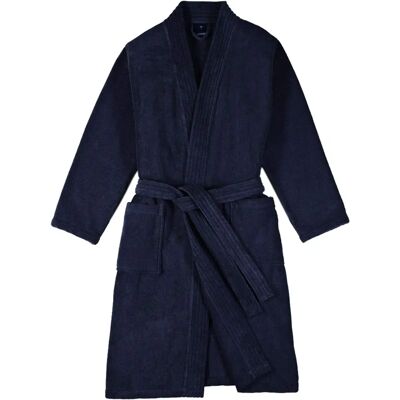 JOOP! Męski Kimono Niebieski - Szlafrok, Model 1647 JOOP! Męski Kimono Niebieski - Szlafrok, Model 1647