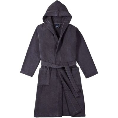 JOOP! Bademantel mit Kapuze - Anthrazit - Unisex JOOP! Bademantel mit Kapuze - Anthrazit - Unisex