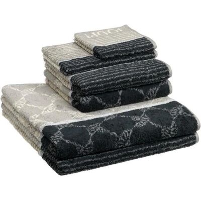 JOOP! Signature Lines Graphit Frottiertuch - Duschtuch JOOP! Signature Lines Graphit Frottiertuch - Duschtuch