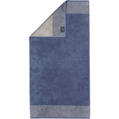 Cawö Luxury Home Zweifarbiger Duschtuch - 80x150cm - Nachtblau Cawö Luxury Home Zweifarbiger Duschtuch - 80x150cm - Nachtblau