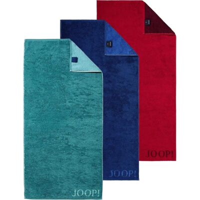 JOOP! Classic Doubleface Blau Handdoek - Badtextiel JOOP! Classic Doubleface Blau Handdoek - Badtextiel