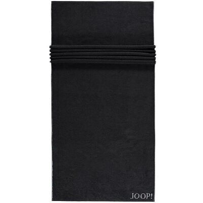 Toalla de Sauna Doble Cara JOOP! Negra - 80x200cm Toalla de Sauna Doble Cara JOOP! Negra - 80x200cm