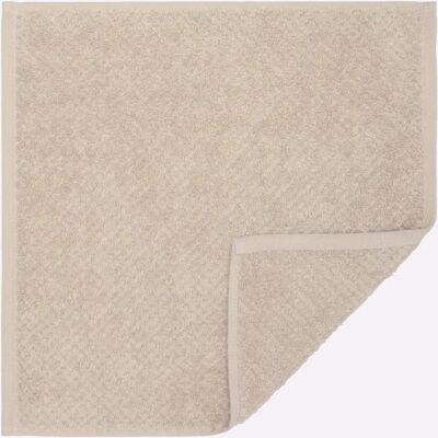 Cawö Beigefarbenes 50x100cm Baumwollhandtuch - Pure Cawö Beigefarbenes 50x100cm Baumwollhandtuch - Pure