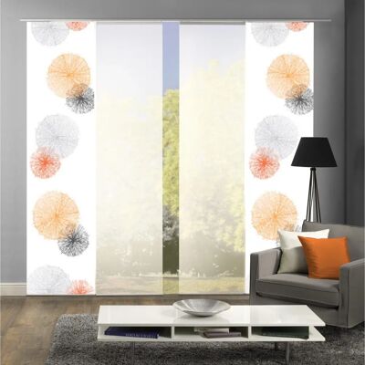 HOME WOHNIDEEN Scoppio Orange 245cm Gardinen HOME WOHNIDEEN Scoppio Orange 245cm Gardinen