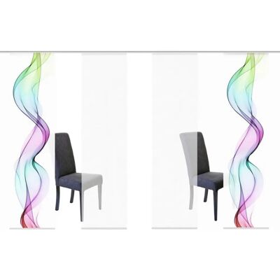 HOME WOHNIDEEN Alberta Bunt Gardinen 245x60cm HOME WOHNIDEEN Alberta Bunt Gardinen 245x60cm