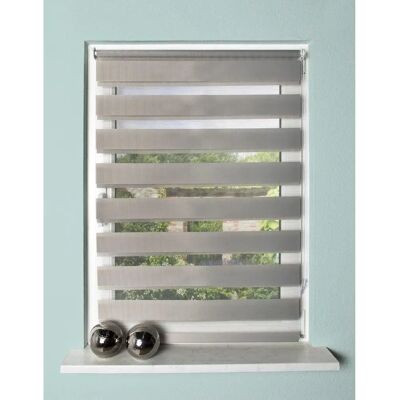 HOME WOHNIDEEN Zebra Roll - 150cm Breite - Grau - Rollos HOME WOHNIDEEN Zebra Roll - 150cm Breite - Grau - Rollos