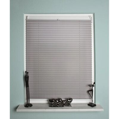 HOME WOHNIDEEN NOLAN Grau 80x130cm Fensterjalousie - Zweiseitig verschiebbar HOME WOHNIDEEN NOLAN Grau 80x130cm Fensterjalousie - Zweiseitig verschiebbar