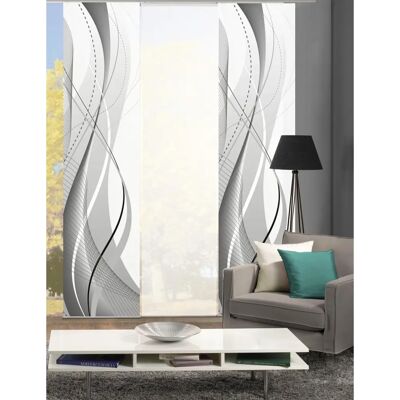 HOME WOHNIDEEN WUXi Grau 245cm Schiebegardine - Sliding Curtain HOME WOHNIDEEN WUXi Grau 245cm Schiebegardine - Sliding Curtain