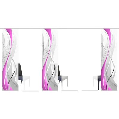 HOME WOHNIDEEN WUXi - Lila (Beere) Gardinen Set - 245x60cm HOME WOHNIDEEN WUXi - Lila (Beere) Gardinen Set - 245x60cm