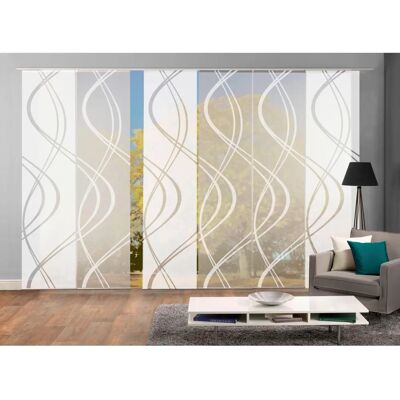 HOME WOHNIDEEN DAN Raumteiler Gardine - Halbtransparent, 60x245 cm HOME WOHNIDEEN DAN Raumteiler Gardine - Halbtransparent, 60x245 cm