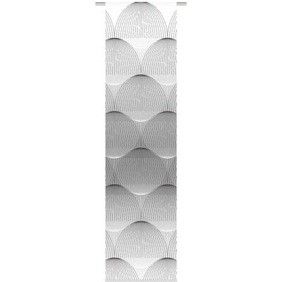 HOME WOHNIDEEN BENARI Rideau 245cm gris HOME WOHNIDEEN BENARI Rideau 245cm gris