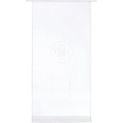 Rideau de porte blanc Alegra - Fait main en polyester Rideau de porte blanc Alegra - Fait main en polyester