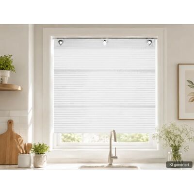 HOME WOHNIDEEN TURIN Raffrollos - Blickdicht, 130cm HOME WOHNIDEEN TURIN Raffrollos - Blickdicht, 130cm