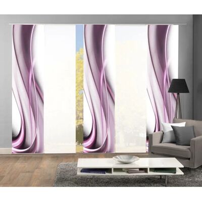 HOME WOHNIDEEN Ondar Lila Halbtransparente Schiebegardine - Sliding Curtain HOME WOHNIDEEN Ondar Lila Halbtransparente Schiebegardine - Sliding Curtain