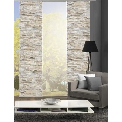 HOME WOHNIDEEN Wallis Gardinen - 245x60cm, halbtransparent HOME WOHNIDEEN Wallis Gardinen - 245x60cm, halbtransparent