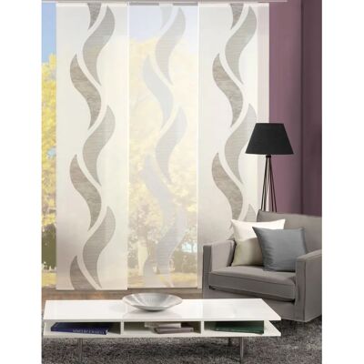 HOME WOHNIDEEN Mathieu - Halbtransparente Voile Gardine 245x60 cm HOME WOHNIDEEN Mathieu - Halbtransparente Voile Gardine 245x60 cm