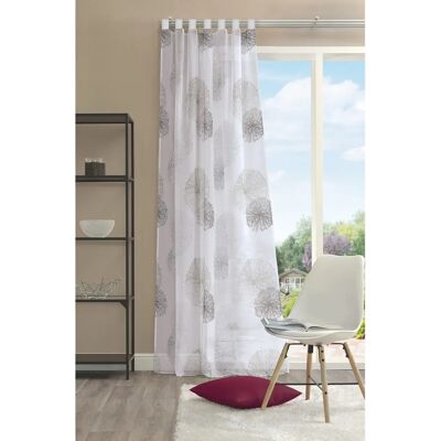 Rideau Semi-transparent Gris Rawlins de HOME WOHNIDEEN - Rideau Rideau Semi-transparent Gris Rawlins de HOME WOHNIDEEN - Rideau