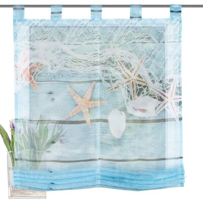 Home Wohnideen Maritim Blau Raffrollo - Raffrollo Home Wohnideen Maritim Blau Raffrollo - Raffrollo