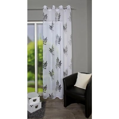 HOME WOHNIDEEN BAMBOU Gardine - 245x140cm - Grau HOME WOHNIDEEN BAMBOU Gardine - 245x140cm - Grau