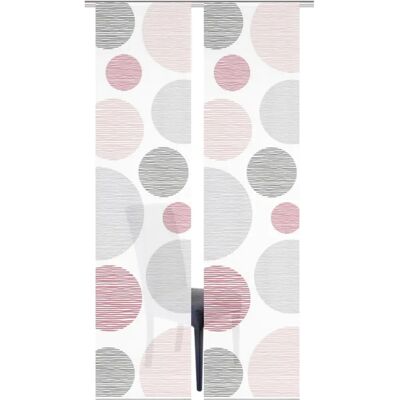 Home WOHNIDEEN Vision S 2er Set Rosé Schiebegardine - Raumteiler Home WOHNIDEEN Vision S 2er Set Rosé Schiebegardine - Raumteiler