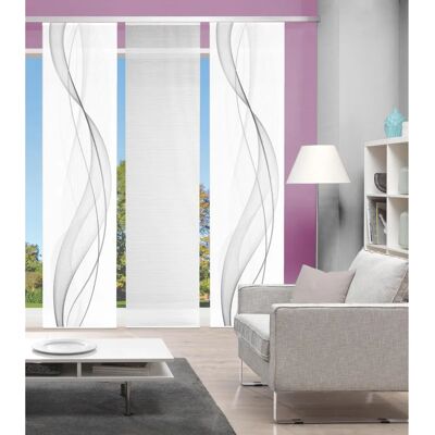 HOME WOHNIDEEN 3-teiliges verstellbares Digitaldruck-Gardinen-Set - Raumteiler HOME WOHNIDEEN 3-teiliges verstellbares Digitaldruck-Gardinen-Set - Raumteiler