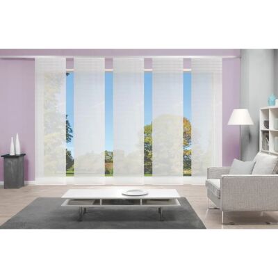 HOME WOHNIDEEN Weiß 5er Set Raumteiler Fenstergardine HOME WOHNIDEEN Weiß 5er Set Raumteiler Fenstergardine