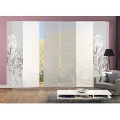 Home WOHNIDEEN Semora Grau Panel Vorhang-Set - Raumteiler & Sichtschutz Home WOHNIDEEN Semora Grau Panel Vorhang-Set - Raumteiler & Sichtschutz