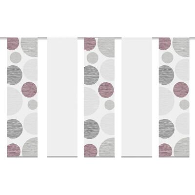 Höffner Roter Panel Duschvorhang 5er Set - Duschvorhang Höffner Roter Panel Duschvorhang 5er Set - Duschvorhang