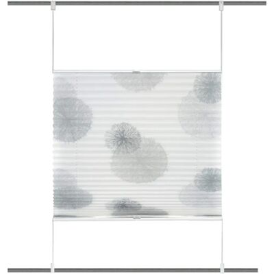 HOME WOHNIDEEN RAWLINS Graues Plissee - Rollo HOME WOHNIDEEN RAWLINS Graues Plissee - Rollo