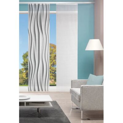 VISION S Schiebegardine WELLO - Grau, 60x260cm, Polyester VISION S Schiebegardine WELLO - Grau, 60x260cm, Polyester