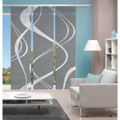 Vision S TIBANO LINKS - Halbtransparente Bambus Optik Gardine Vision S TIBANO LINKS - Halbtransparente Bambus Optik Gardine