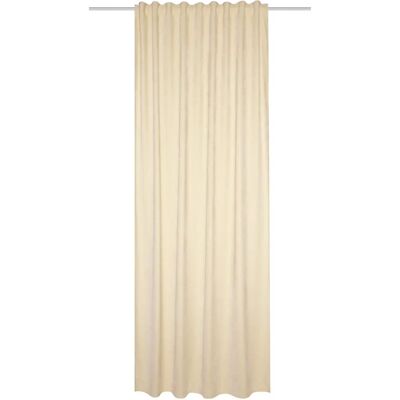 Cortina Beige HOME BASICS WOLLY - 265x135 cm - Cortina para habitaciones Cortina Beige HOME BASICS WOLLY - 265x135 cm - Cortina para habitaciones