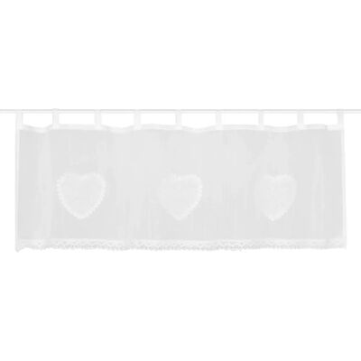 Home WOHNIDEEN Corazon Bianco 45cm x 120cm Tenda - Tende Home WOHNIDEEN Corazon Bianco 45cm x 120cm Tenda - Tende