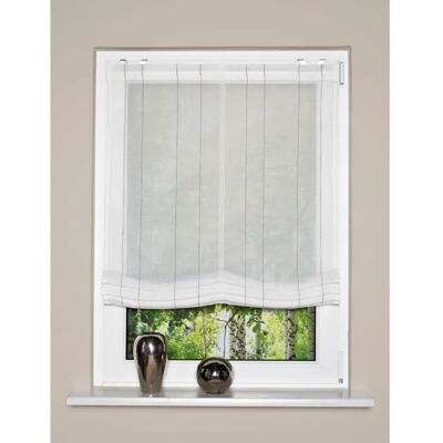 HOME WOHNIDEEN MARLENE Halbtransparentes Streifenrollo - Raffrollo HOME WOHNIDEEN MARLENE Halbtransparentes Streifenrollo - Raffrollo