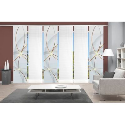 VISION S BLINKI Schiebegardine - Halbtransparent, 260cm, Rot VISION S BLINKI Schiebegardine - Halbtransparent, 260cm, Rot