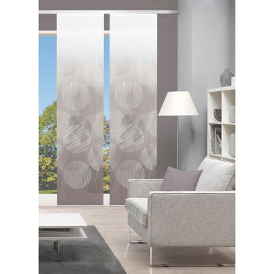 VISION S CIRCO Schiebegardine - Halbtransparent, 260cm, taupe VISION S CIRCO Schiebegardine - Halbtransparent, 260cm, taupe