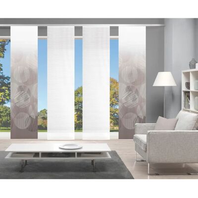 Vision S Circo Schiebegardine - Halbtransparent, Digitaldruck, 260cm hoch Vision S Circo Schiebegardine - Halbtransparent, Digitaldruck, 260cm hoch