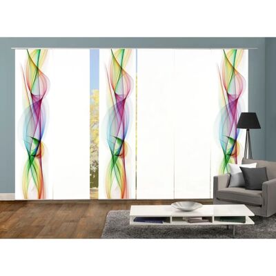 HOME WOHNIDEEN BOLGE Bunt Blickdichte Digitaldruck Gardinen HOME WOHNIDEEN BOLGE Bunt Blickdichte Digitaldruck Gardinen