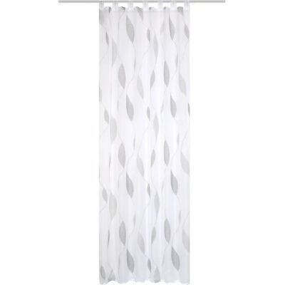 HOME WOHNIDEEN PaoLo Tenda Grigia Semi-trasparente - Tenda HOME WOHNIDEEN PaoLo Tenda Grigia Semi-trasparente - Tenda