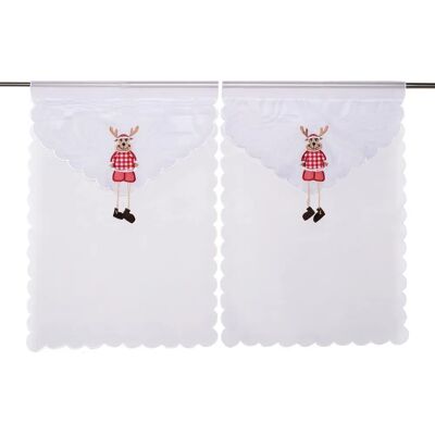 Home WOHNIDEEN ELG Vorhang - Rot, 2er-Set, 45cm breit Home WOHNIDEEN ELG Vorhang - Rot, 2er-Set, 45cm breit