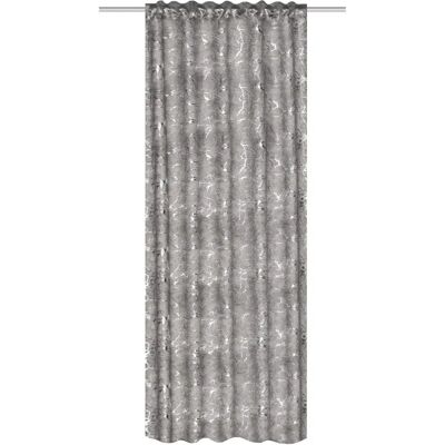 HOME WOHNIDEEN Deserto Cortina - Plateado, 140x245cm HOME WOHNIDEEN Deserto Cortina - Plateado, 140x245cm