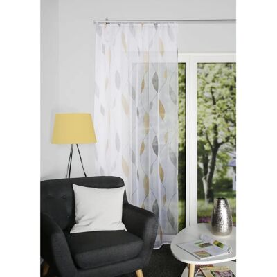 HOME WOHNIDEEN PAOLO Rideau Transparent Jaune - Rideau HOME WOHNIDEEN PAOLO Rideau Transparent Jaune - Rideau