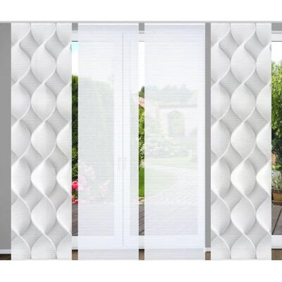 HOME LAMIRA Recycelter Polyester Bambus-Design - Schiebegardine HOME LAMIRA Recycelter Polyester Bambus-Design - Schiebegardine