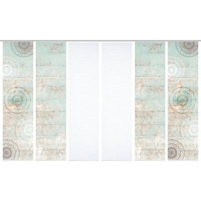 HOME IN MANDRIGA Mint Umweltfreundlicher Bambus-Look Halbtransparenter Vorhang - Gardine HOME IN MANDRIGA Mint Umweltfreundlicher Bambus-Look Halbtransparenter Vorhang - Gardine