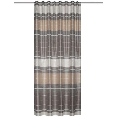 Cortina beige HOME WOHNIDEEN ANOUK - Moderno patrón 140cm Cortina beige HOME WOHNIDEEN ANOUK - Moderno patrón 140cm