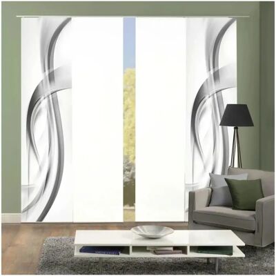 HOME WOHNIDEEN FALA Schiebegardine - Blickdicht, 245cm x 60cm HOME WOHNIDEEN FALA Schiebegardine - Blickdicht, 245cm x 60cm