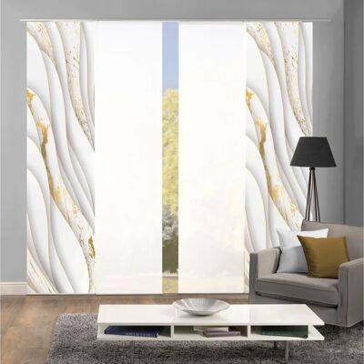 HOME WOHNIDEEN GULDO Gold Raumteiler - Gardinen HOME WOHNIDEEN GULDO Gold Raumteiler - Gardinen