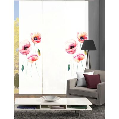 HOME WOHNIDEEN Valmue Rot 60cm x 245cm - Gardinen HOME WOHNIDEEN Valmue Rot 60cm x 245cm - Gardinen