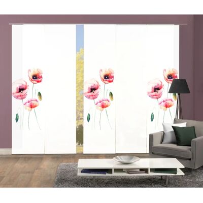 HOME WOHNIDEEN VALMUE Rote Raumteiler Gardine - Raumtyp HOME WOHNIDEEN VALMUE Rote Raumteiler Gardine - Raumtyp