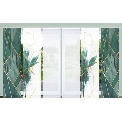 SIGNUM - HOME IN GREEN - Grün - 60x245cm - Schiebevorhang SIGNUM - HOME IN GREEN - Grün - 60x245cm - Schiebevorhang